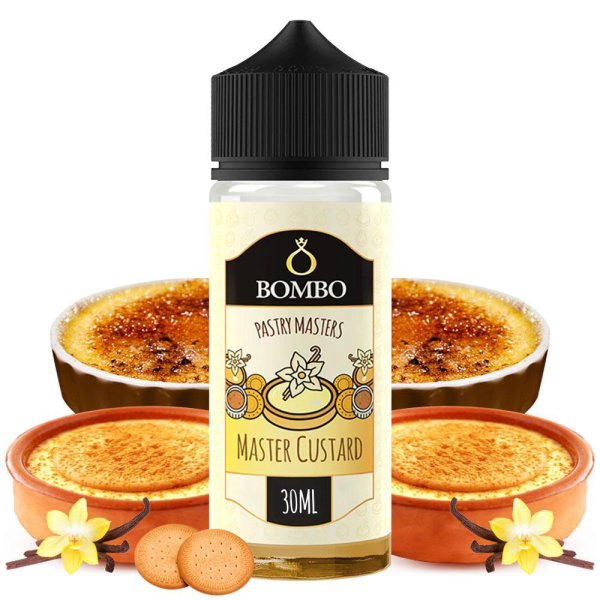 Bombo Pastry Masters Master Custard Flavor Shot 120ml - Χονδρική